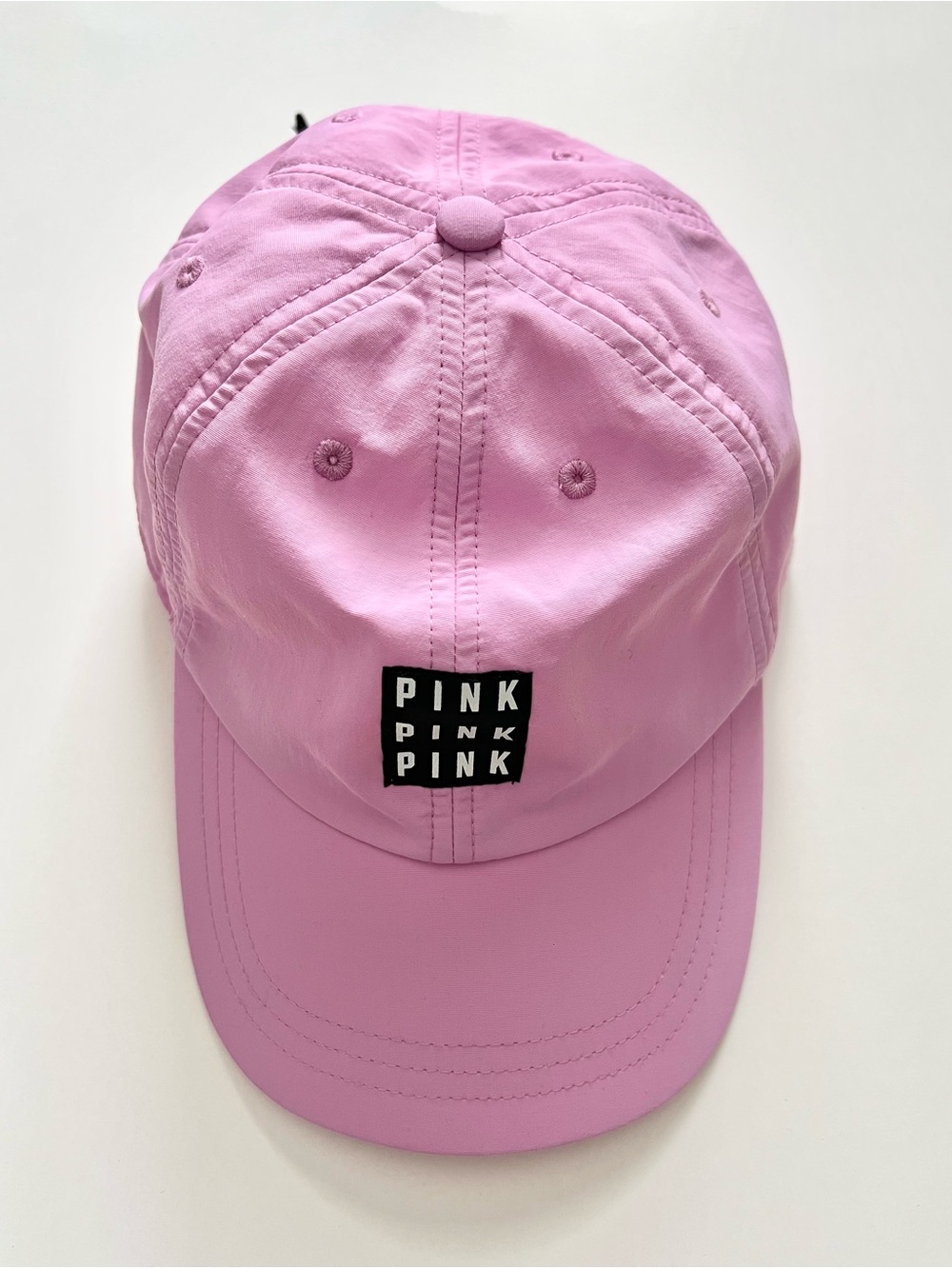 Victoria’s Secret PINK Vintage Pink Sport Clip Nylon Baseball Hat Cap